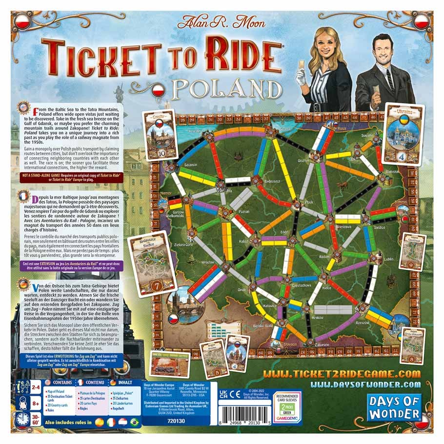 Ticket to Ride : Poland - Map Collection Vol. 6 1/2